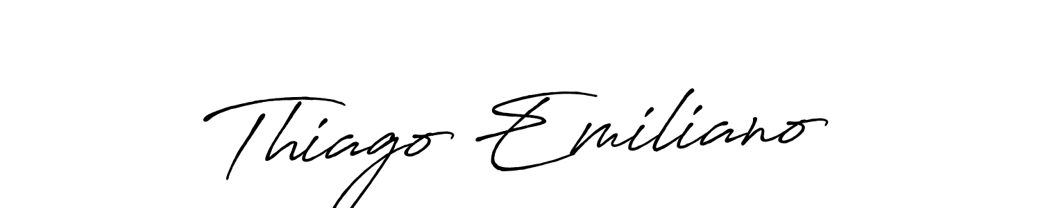 Similarly Antro_Vectra_Bolder is the best handwritten signature design. Signature creator online .You can use it as an online autograph creator for name Thiago Emiliano. Thiago Emiliano signature style 7 images and pictures png