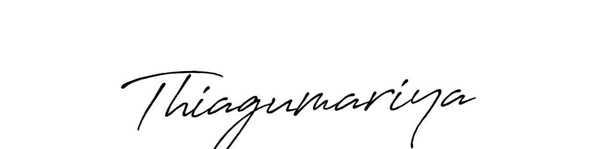 Also You can easily find your signature by using the search form. We will create Thiagumariya name handwritten signature images for you free of cost using Antro_Vectra_Bolder sign style. Thiagumariya signature style 7 images and pictures png