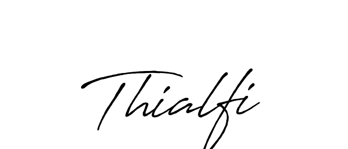 Design your own signature with our free online signature maker. With this signature software, you can create a handwritten (Antro_Vectra_Bolder) signature for name Thialfi. Thialfi signature style 7 images and pictures png