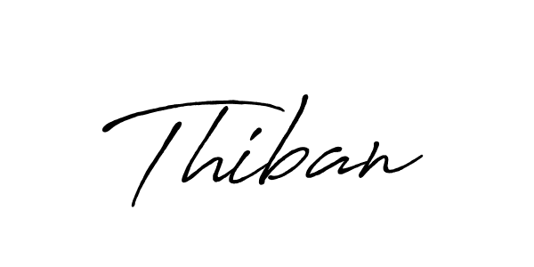 if you are searching for the best signature style for your name Thiban. so please give up your signature search. here we have designed multiple signature styles  using Antro_Vectra_Bolder. Thiban signature style 7 images and pictures png