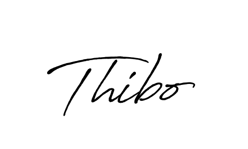 The best way (Antro_Vectra_Bolder) to make a short signature is to pick only two or three words in your name. The name Thibo include a total of six letters. For converting this name. Thibo signature style 7 images and pictures png