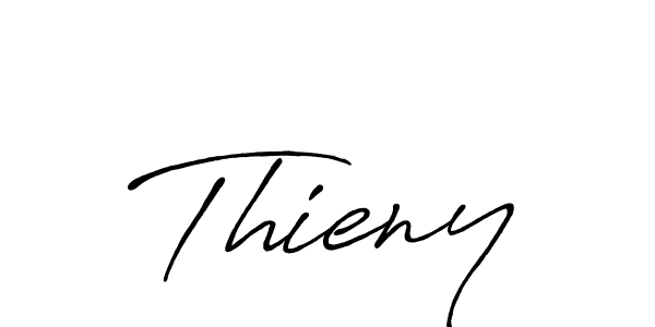How to make Thieny signature? Antro_Vectra_Bolder is a professional autograph style. Create handwritten signature for Thieny name. Thieny signature style 7 images and pictures png