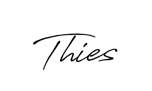 Thies stylish signature style. Best Handwritten Sign (Antro_Vectra_Bolder) for my name. Handwritten Signature Collection Ideas for my name Thies. Thies signature style 7 images and pictures png