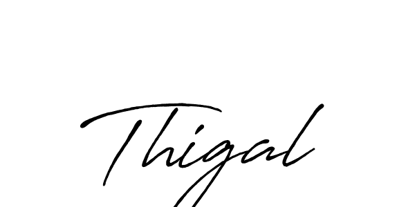 Thigal stylish signature style. Best Handwritten Sign (Antro_Vectra_Bolder) for my name. Handwritten Signature Collection Ideas for my name Thigal. Thigal signature style 7 images and pictures png