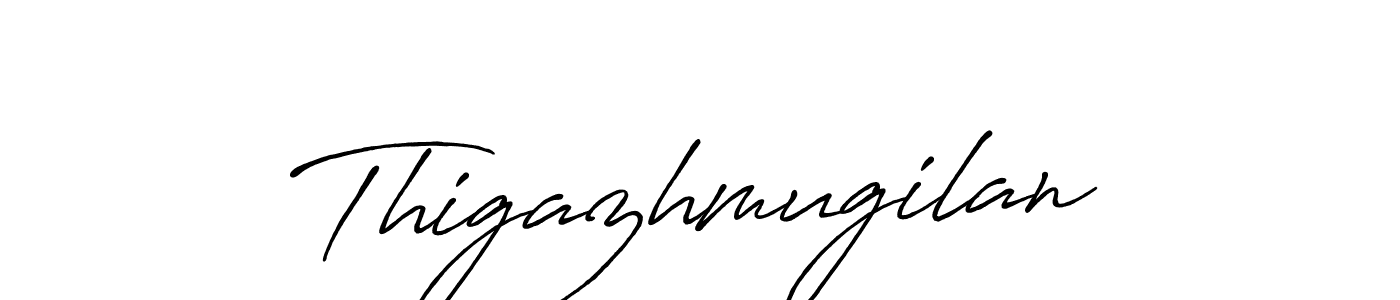 How to make Thigazhmugilan signature? Antro_Vectra_Bolder is a professional autograph style. Create handwritten signature for Thigazhmugilan name. Thigazhmugilan signature style 7 images and pictures png