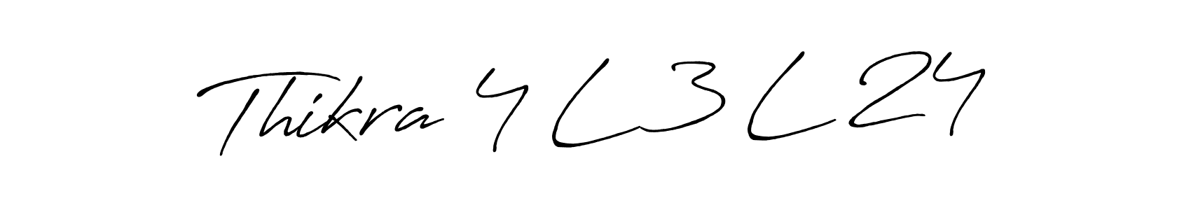 It looks lik you need a new signature style for name Thikra 4 L 3 L 24. Design unique handwritten (Antro_Vectra_Bolder) signature with our free signature maker in just a few clicks. Thikra 4 L 3 L 24 signature style 7 images and pictures png