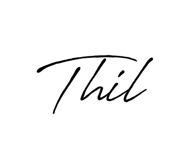 Create a beautiful signature design for name Thil. With this signature (Antro_Vectra_Bolder) fonts, you can make a handwritten signature for free. Thil signature style 7 images and pictures png