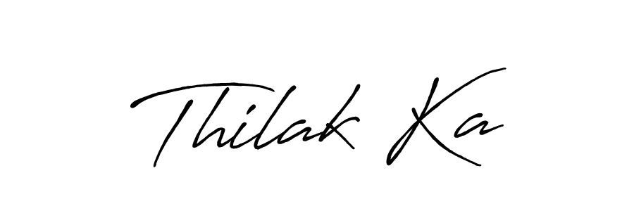 You should practise on your own different ways (Antro_Vectra_Bolder) to write your name (Thilak Ka) in signature. don't let someone else do it for you. Thilak Ka signature style 7 images and pictures png