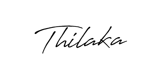 Thilaka stylish signature style. Best Handwritten Sign (Antro_Vectra_Bolder) for my name. Handwritten Signature Collection Ideas for my name Thilaka. Thilaka signature style 7 images and pictures png