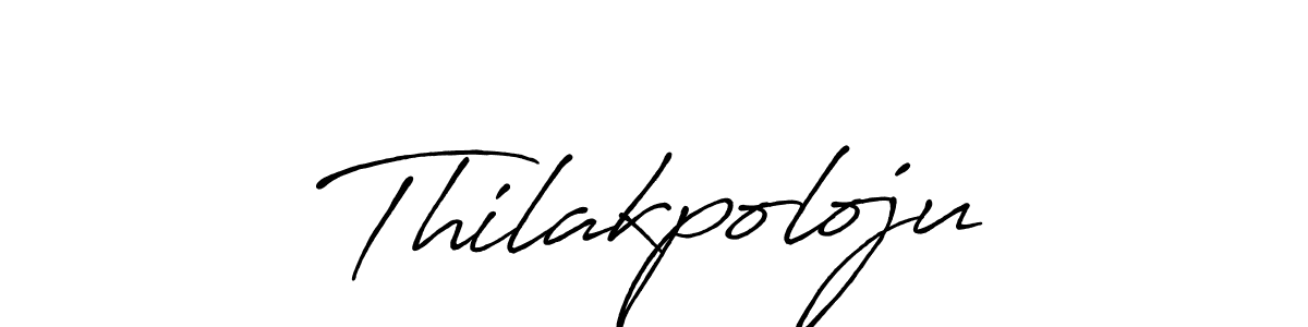 Similarly Antro_Vectra_Bolder is the best handwritten signature design. Signature creator online .You can use it as an online autograph creator for name Thilakpoloju. Thilakpoloju signature style 7 images and pictures png
