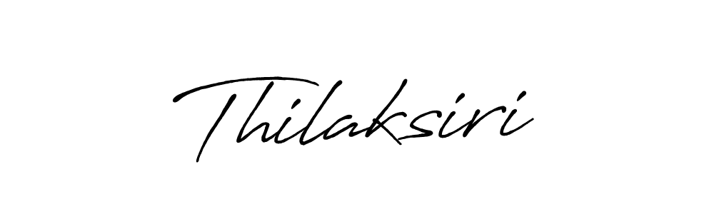 Create a beautiful signature design for name Thilaksiri. With this signature (Antro_Vectra_Bolder) fonts, you can make a handwritten signature for free. Thilaksiri signature style 7 images and pictures png