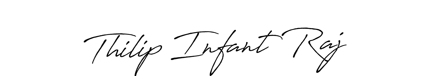 The best way (Antro_Vectra_Bolder) to make a short signature is to pick only two or three words in your name. The name Thilip Infant Raj include a total of six letters. For converting this name. Thilip Infant Raj signature style 7 images and pictures png