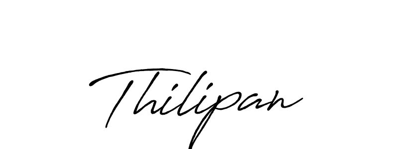 Design your own signature with our free online signature maker. With this signature software, you can create a handwritten (Antro_Vectra_Bolder) signature for name Thilipan. Thilipan signature style 7 images and pictures png