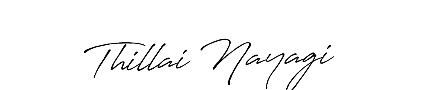 Antro_Vectra_Bolder is a professional signature style that is perfect for those who want to add a touch of class to their signature. It is also a great choice for those who want to make their signature more unique. Get Thillai Nayagi name to fancy signature for free. Thillai Nayagi signature style 7 images and pictures png