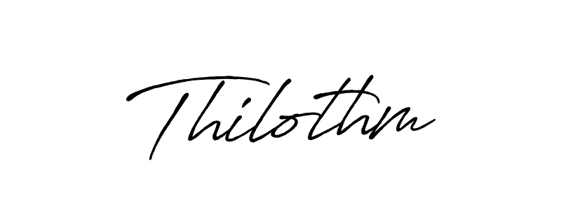 Design your own signature with our free online signature maker. With this signature software, you can create a handwritten (Antro_Vectra_Bolder) signature for name Thilothm. Thilothm signature style 7 images and pictures png