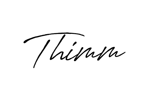 Create a beautiful signature design for name Thimm. With this signature (Antro_Vectra_Bolder) fonts, you can make a handwritten signature for free. Thimm signature style 7 images and pictures png