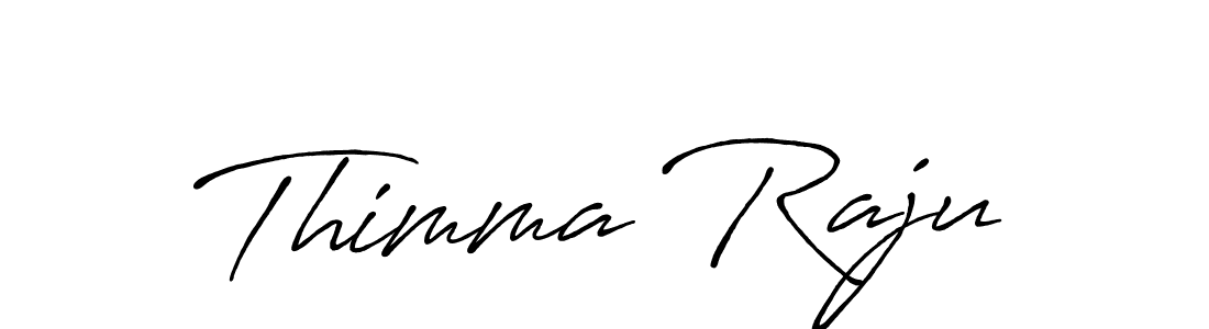 Once you've used our free online signature maker to create your best signature Antro_Vectra_Bolder style, it's time to enjoy all of the benefits that Thimma Raju name signing documents. Thimma Raju signature style 7 images and pictures png