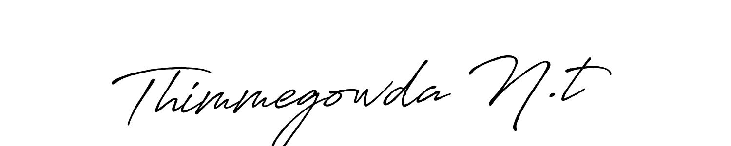 It looks lik you need a new signature style for name Thimmegowda N.t. Design unique handwritten (Antro_Vectra_Bolder) signature with our free signature maker in just a few clicks. Thimmegowda N.t signature style 7 images and pictures png