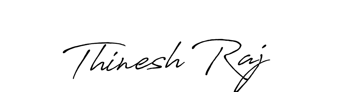 How to make Thinesh Raj signature? Antro_Vectra_Bolder is a professional autograph style. Create handwritten signature for Thinesh Raj name. Thinesh Raj signature style 7 images and pictures png