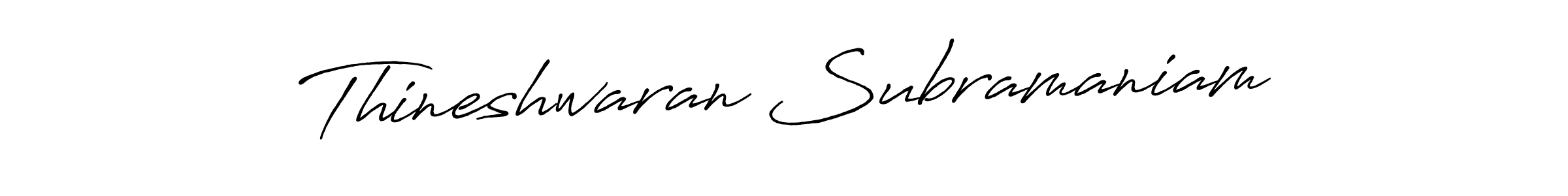 It looks lik you need a new signature style for name Thineshwaran Subramaniam. Design unique handwritten (Antro_Vectra_Bolder) signature with our free signature maker in just a few clicks. Thineshwaran Subramaniam signature style 7 images and pictures png