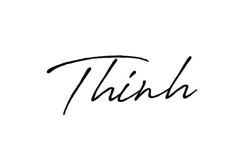 Create a beautiful signature design for name Thinh. With this signature (Antro_Vectra_Bolder) fonts, you can make a handwritten signature for free. Thinh signature style 7 images and pictures png