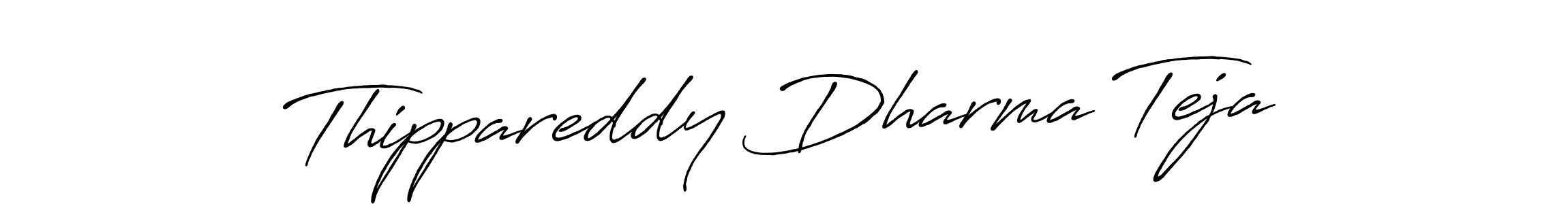 Thippareddy Dharma Teja stylish signature style. Best Handwritten Sign (Antro_Vectra_Bolder) for my name. Handwritten Signature Collection Ideas for my name Thippareddy Dharma Teja. Thippareddy Dharma Teja signature style 7 images and pictures png