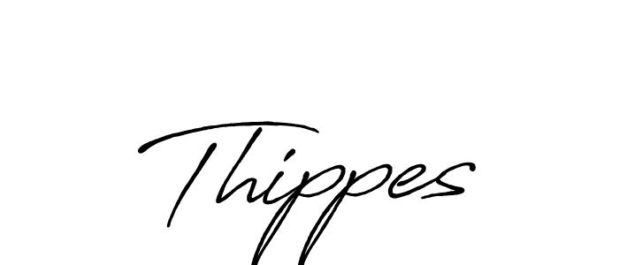 Create a beautiful signature design for name Thippes. With this signature (Antro_Vectra_Bolder) fonts, you can make a handwritten signature for free. Thippes signature style 7 images and pictures png