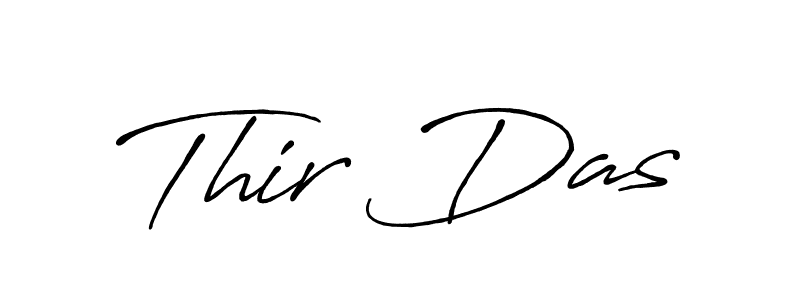 How to make Thir Das name signature. Use Antro_Vectra_Bolder style for creating short signs online. This is the latest handwritten sign. Thir Das signature style 7 images and pictures png