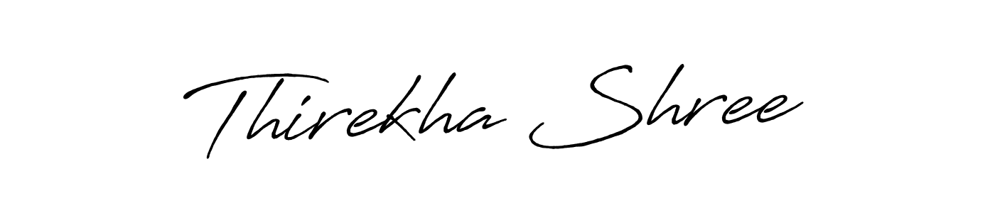 How to make Thirekha Shree signature? Antro_Vectra_Bolder is a professional autograph style. Create handwritten signature for Thirekha Shree name. Thirekha Shree signature style 7 images and pictures png