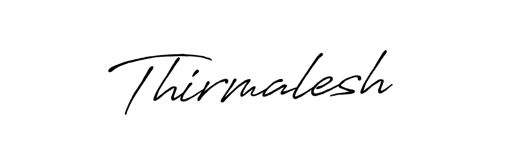 Also we have Thirmalesh name is the best signature style. Create professional handwritten signature collection using Antro_Vectra_Bolder autograph style. Thirmalesh signature style 7 images and pictures png