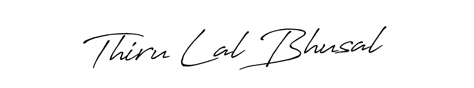 How to make Thiru Lal Bhusal name signature. Use Antro_Vectra_Bolder style for creating short signs online. This is the latest handwritten sign. Thiru Lal Bhusal signature style 7 images and pictures png