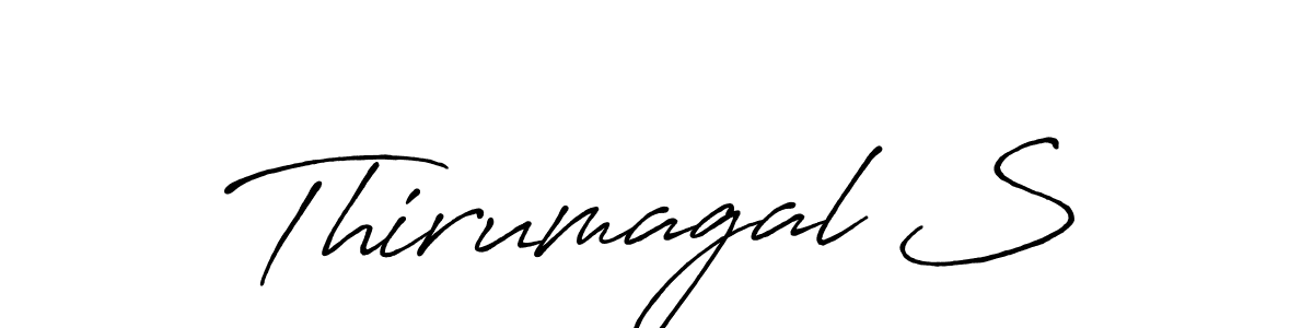 This is the best signature style for the Thirumagal S name. Also you like these signature font (Antro_Vectra_Bolder). Mix name signature. Thirumagal S signature style 7 images and pictures png