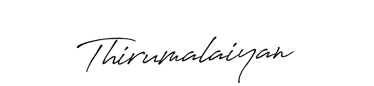 Create a beautiful signature design for name Thirumalaiyan. With this signature (Antro_Vectra_Bolder) fonts, you can make a handwritten signature for free. Thirumalaiyan signature style 7 images and pictures png