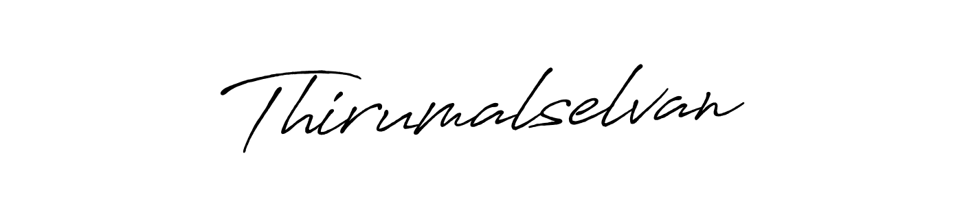 How to make Thirumalselvan signature? Antro_Vectra_Bolder is a professional autograph style. Create handwritten signature for Thirumalselvan name. Thirumalselvan signature style 7 images and pictures png