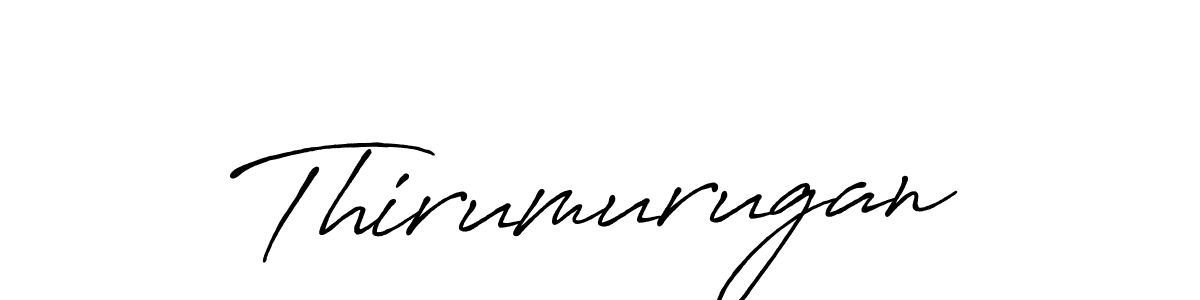 Make a beautiful signature design for name Thirumurugan. With this signature (Antro_Vectra_Bolder) style, you can create a handwritten signature for free. Thirumurugan signature style 7 images and pictures png