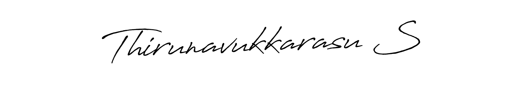 Also You can easily find your signature by using the search form. We will create Thirunavukkarasu S name handwritten signature images for you free of cost using Antro_Vectra_Bolder sign style. Thirunavukkarasu S signature style 7 images and pictures png
