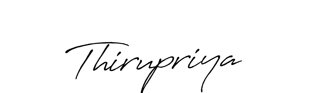 Also You can easily find your signature by using the search form. We will create Thirupriya name handwritten signature images for you free of cost using Antro_Vectra_Bolder sign style. Thirupriya signature style 7 images and pictures png