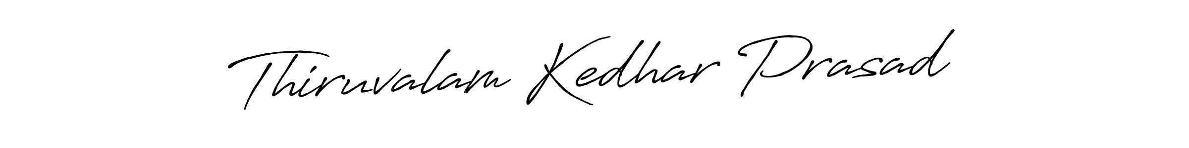 Use a signature maker to create a handwritten signature online. With this signature software, you can design (Antro_Vectra_Bolder) your own signature for name Thiruvalam Kedhar Prasad. Thiruvalam Kedhar Prasad signature style 7 images and pictures png