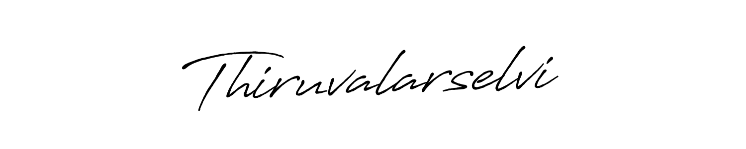 Make a beautiful signature design for name Thiruvalarselvi. With this signature (Antro_Vectra_Bolder) style, you can create a handwritten signature for free. Thiruvalarselvi signature style 7 images and pictures png