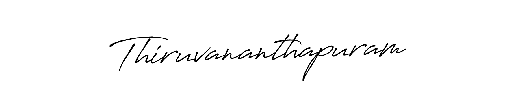 Create a beautiful signature design for name Thiruvananthapuram. With this signature (Antro_Vectra_Bolder) fonts, you can make a handwritten signature for free. Thiruvananthapuram signature style 7 images and pictures png