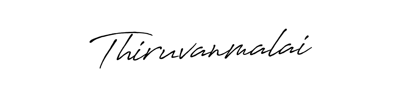Make a beautiful signature design for name Thiruvanmalai. With this signature (Antro_Vectra_Bolder) style, you can create a handwritten signature for free. Thiruvanmalai signature style 7 images and pictures png