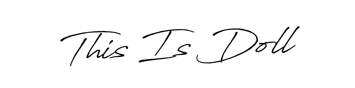 Antro_Vectra_Bolder is a professional signature style that is perfect for those who want to add a touch of class to their signature. It is also a great choice for those who want to make their signature more unique. Get This Is Doll name to fancy signature for free. This Is Doll signature style 7 images and pictures png