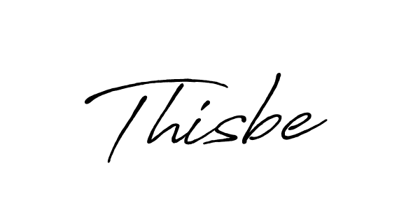 Once you've used our free online signature maker to create your best signature Antro_Vectra_Bolder style, it's time to enjoy all of the benefits that Thisbe name signing documents. Thisbe signature style 7 images and pictures png