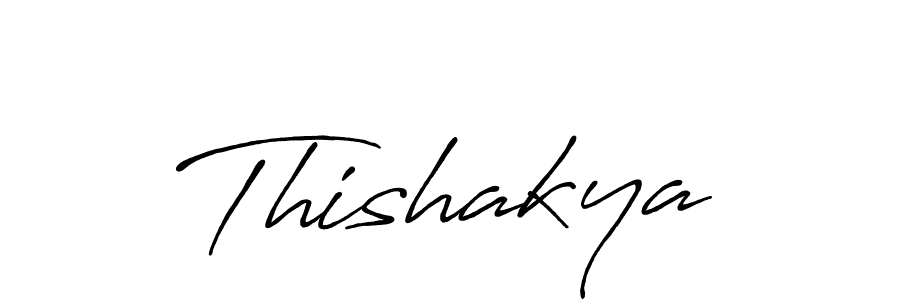 How to make Thishakya signature? Antro_Vectra_Bolder is a professional autograph style. Create handwritten signature for Thishakya name. Thishakya signature style 7 images and pictures png