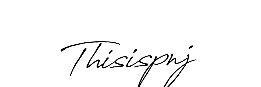 Make a beautiful signature design for name Thisispnj. With this signature (Antro_Vectra_Bolder) style, you can create a handwritten signature for free. Thisispnj signature style 7 images and pictures png