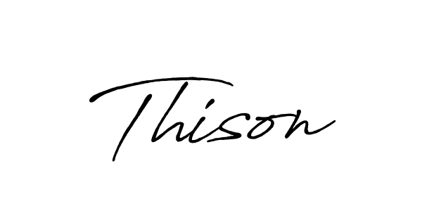 How to Draw Thison signature style? Antro_Vectra_Bolder is a latest design signature styles for name Thison. Thison signature style 7 images and pictures png
