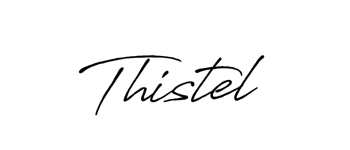 Make a beautiful signature design for name Thistel. With this signature (Antro_Vectra_Bolder) style, you can create a handwritten signature for free. Thistel signature style 7 images and pictures png