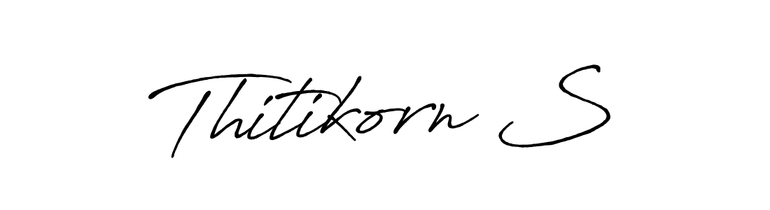 Once you've used our free online signature maker to create your best signature Antro_Vectra_Bolder style, it's time to enjoy all of the benefits that Thitikorn S name signing documents. Thitikorn S signature style 7 images and pictures png
