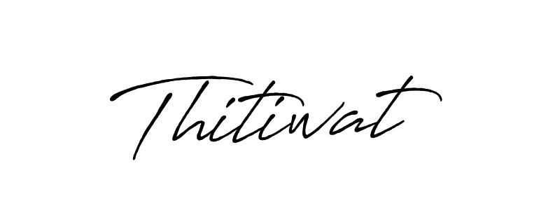 Thitiwat stylish signature style. Best Handwritten Sign (Antro_Vectra_Bolder) for my name. Handwritten Signature Collection Ideas for my name Thitiwat. Thitiwat signature style 7 images and pictures png