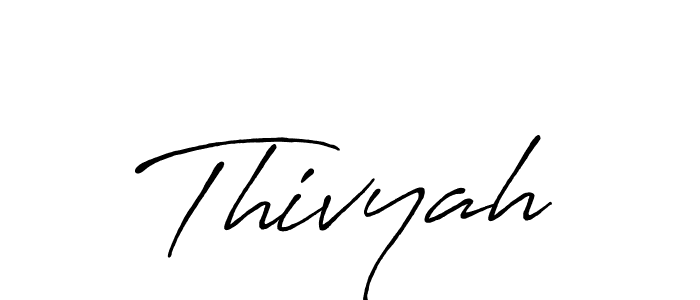 Thivyah stylish signature style. Best Handwritten Sign (Antro_Vectra_Bolder) for my name. Handwritten Signature Collection Ideas for my name Thivyah. Thivyah signature style 7 images and pictures png